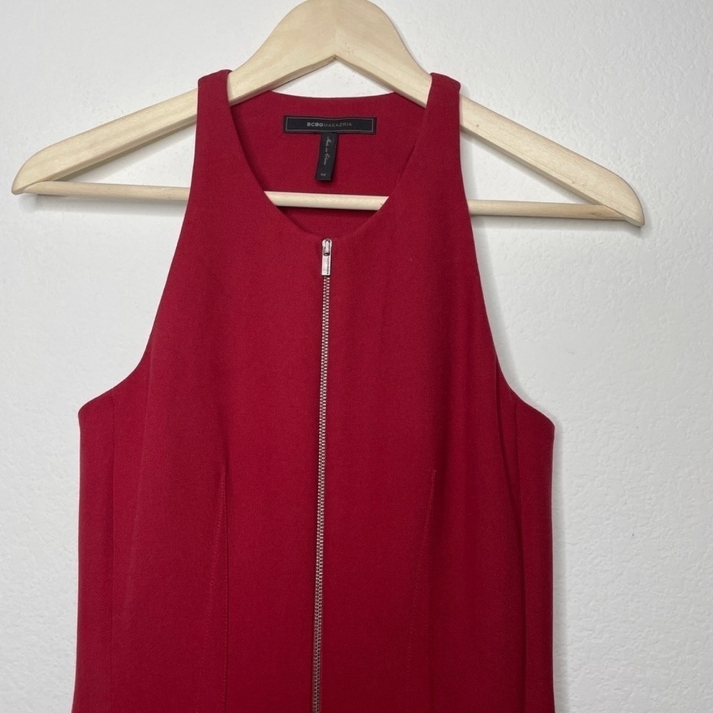 Bcbg red Giuliana dress 02 - Picture 2 of 9